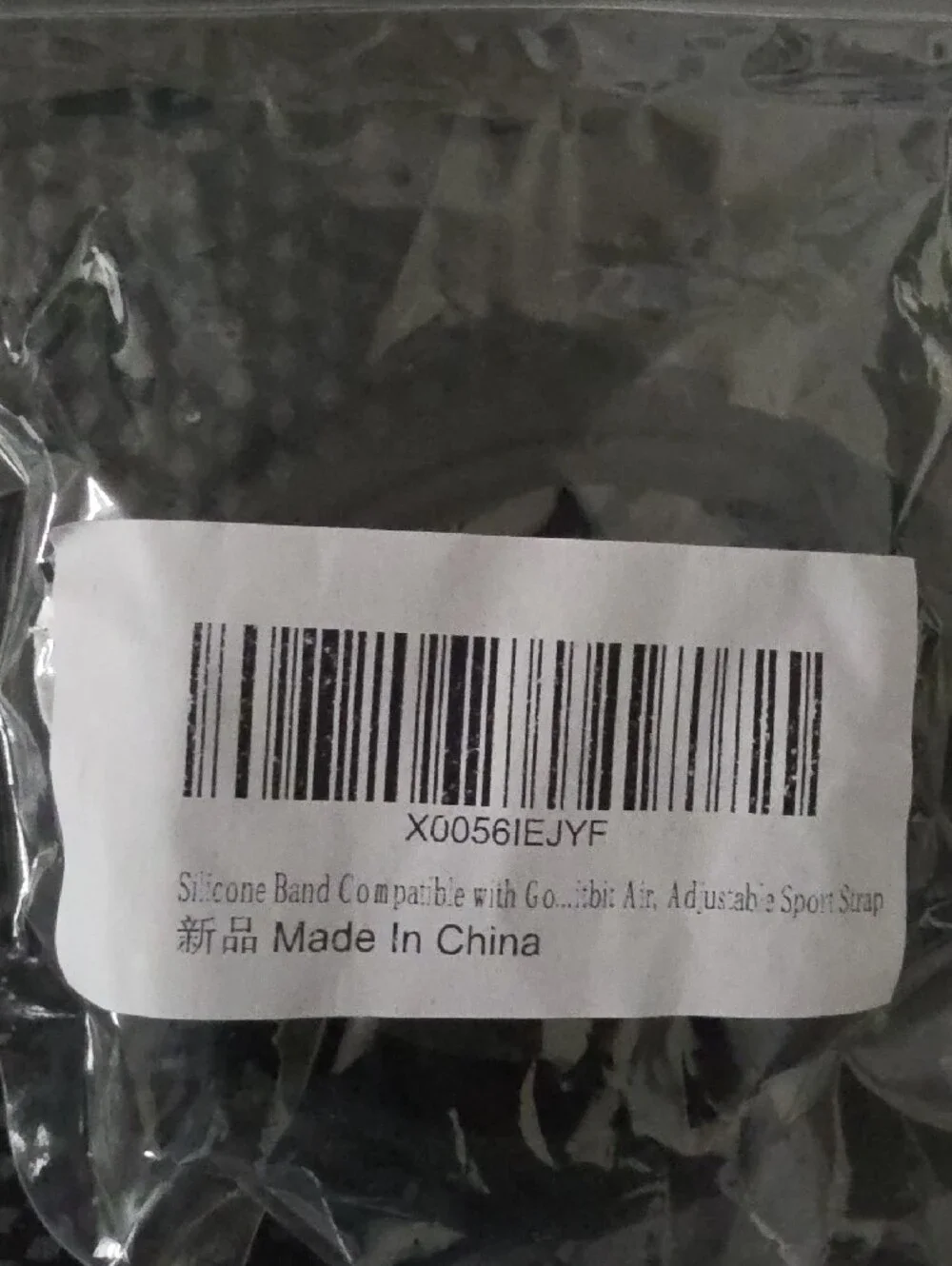 Black Silicone Replacement Smartwatch Band - Compatible Wearable Strap